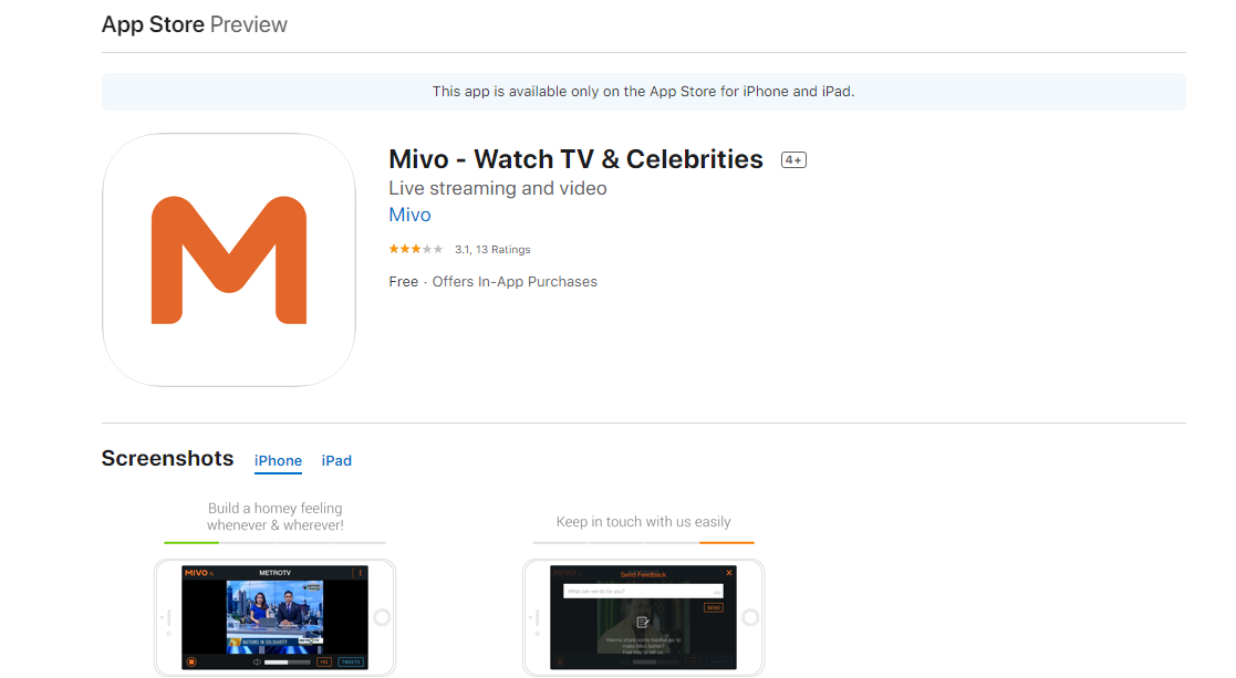 Aplikasi Menonton TV Gratis